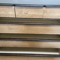 木製４段チェストの画像