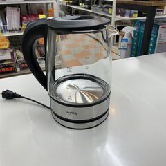 ガラスタンク電気ケトル ベジタブル GD-G12BBK ※動作チ...