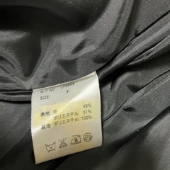 黒　ダッフルコート の画像