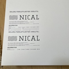 NICAL レッドブーツ未使用品の画像
