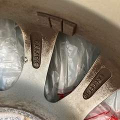 165/65R14  ホイール付きタイヤ（要交換）の画像