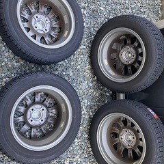 165/65R14  ホイール付きタイヤ（要交換）の画像