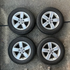フォルクスワーゲン VW ゴルフ 195/65R15 スタッドレ...