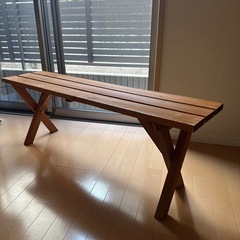 2人掛け　長椅子　