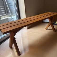 2人掛け　長椅子　の画像
