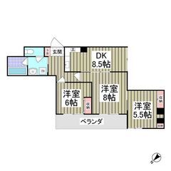 YK💞即入居可！初月賃料無料✨敷金ゼロ✨礼金ゼロ✨仲介手数料ゼロ✨駅近徒歩５分！💛南向き✨日当たり良好✨駐車場空き有✨の画像