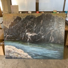 大型 F80号 油彩キャンバス 使用済みの画像