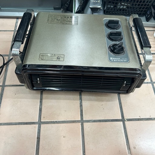 希少　昭和レトロ　ナショナル電子ファンヒーターFE-12P1