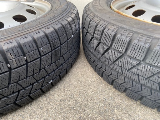 冬タイヤ！4本セット155/65R14溝6.5mm
