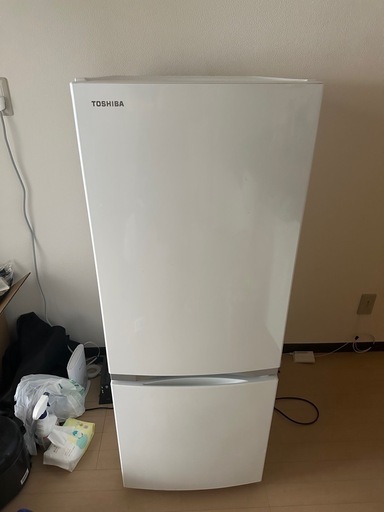TOSHIBA 冷蔵庫GR-P15BS 153L 2018年製 通電確認済み 早い者勝ち 引取歓迎