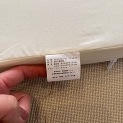 折りたたみベビーベッド用マットレス　の画像