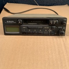 SUBARU カセットデッキ オートリバース FM/AM