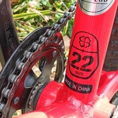 子供　自転車　ヨツバサイクル★22インチの画像