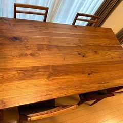 ACTUS/アクタス ダイニングテーブル チェアセット ウォールナット