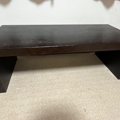 木製ローテーブル