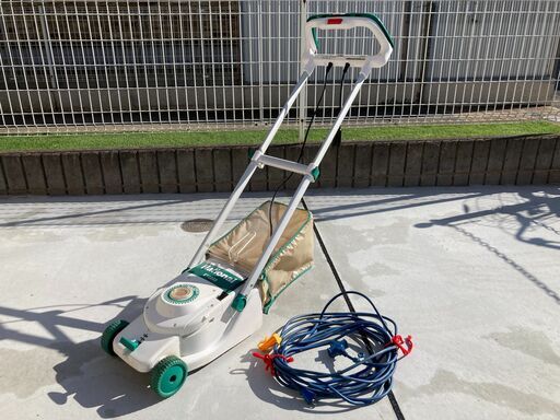 （正常動作品）電動芝刈り機　National EY2233 芝刈機 庭円草刈機 カッターロータリー式