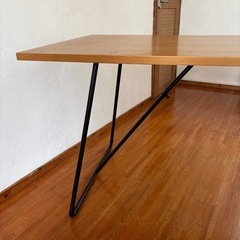 無印良品 木製折りたたみテーブル オーク材突板 幅160cm
