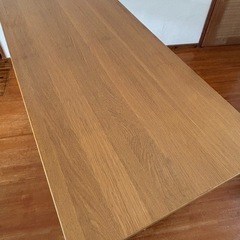 無印良品 木製折りたたみテーブル オーク材突板 幅160cm