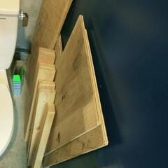 木、木製台車、鉄、鉄板全部まとめての画像