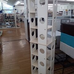 ★ジモティ割あり★  ブックスタンド ホワイト H167×D33...