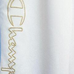 Champion ■チャンピオン ■ジャージ ■セットアップ ■白■ゴールド■ライン■刺繍ロゴ ■■トレーニング ■ランニング ■スポーツ ■上下 ♦おまけ付きます、ゴルフポロシャツ、黒未使用近い♥子供用160の画像