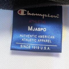Champion ■チャンピオン ■ジャージ ■セットアップ ■白■ゴールド■ライン■刺繍ロゴ ■■トレーニング ■ランニング ■スポーツ ■上下 ♦おまけ付きます、ゴルフポロシャツ、黒未使用近い♥子供用160の画像