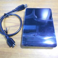 USB3.0 ポータブルハードディスク 2TB 使用時間約80時間 ケース新品の画像