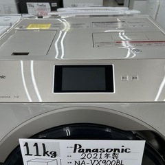 【表示価格より20％OFF‼・家電6か月保証】Panasonic 洗濯機 11kg  NA-VX900BL 2021年製の画像