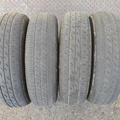 スズキ軽自動車用タイヤ付スチールホイール４本の画像