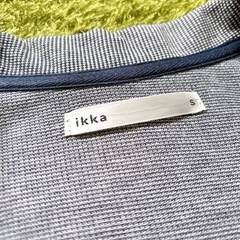 【ikka】メンズ　七部袖ジャケットSサイズの画像