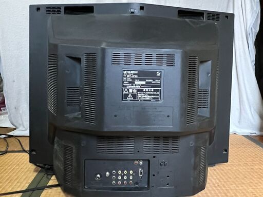 三菱電機製29インチブラウン管テレビ (くじら123) 木幡のテレビ