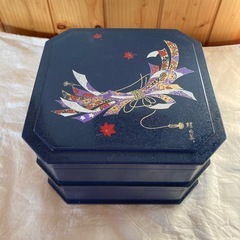 【新品未使用】桂由美　2段重ね　重箱　の画像