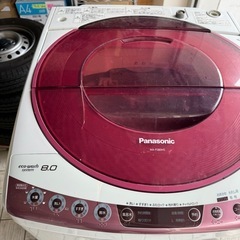 PANASONIC 洗濯機 NA-FS80H5 8kg 稼働品
 の画像