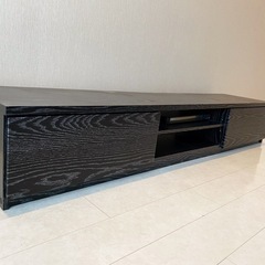 【超美品】大型 テレビ台 黒木目