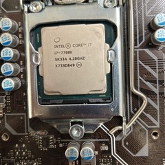 z270 S01A ＋i7 7700k＋メモリ8G×2の画像