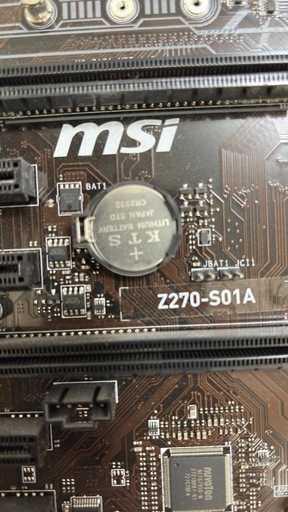 z270 S01A ＋i7 7700k＋メモリ8G×2