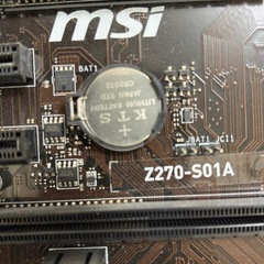 z270 S01A ＋i7 7700k＋メモリ8G×2の画像