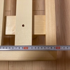 クイーンサイズすのこベッド（マットレス付き）の画像