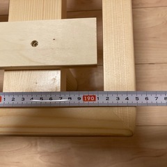 クイーンサイズすのこベッド（マットレス付き）の画像