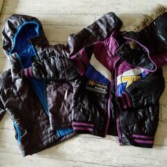 子供服110cm ジャンバー ダウンジャケット ナイロンジャケット 3点セットの画像