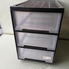 【配達OK】3段収納ケース　CASTY  天馬製の画像