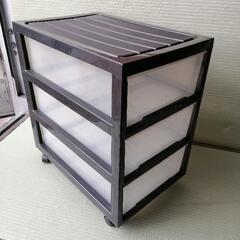 【配達OK】3段収納ケース　CASTY  天馬製の画像
