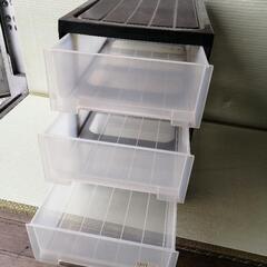 【配達OK】3段収納ケース　CASTY  天馬製の画像