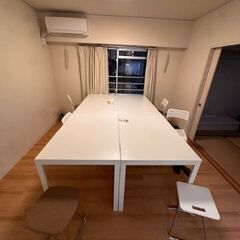 イケア　MELLTORP　ダイニングテーブル　4脚　取りに来る人