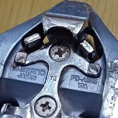 PD-A515 シマノペダル　片面SPD　ペア336g キズ多め　SHIMANOの画像