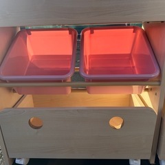 マガジンラック+玩具箱の画像