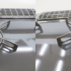 決まりました■リンナイ　グリル付きガステーブル　ガスコンロ　LPガス用　左強火　KGD56BL　№24の画像