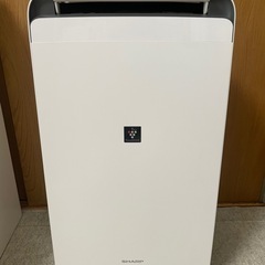 SHARPシャープ 2020年製　除湿機 衣類乾燥 プラズマクラスター CV-J120W