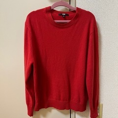 UNIQLO Mサイズ カシミヤ クルーネックセーター