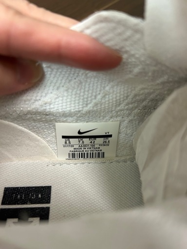 
Nike Air VaporMax Off-White ホワイト
